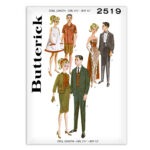 Barbie Boy and Girl Teenage Doll Clothes Butterick 2519 Sewing Pattern