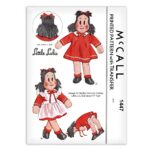 Little LuLu Stuffed Doll and Clothes McCall 1447