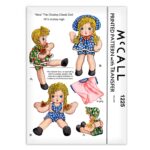 NINA Rag Doll Chubby Cheek McCall 1225 Vintage Sewing Pattern