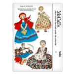 Little Red Riding Hood Rag Doll Grandma McCALLs 1656 Topsy Turvy Upside Down