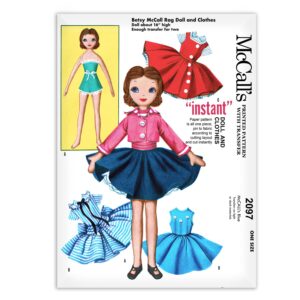 McCall's 2097 Betsy Doll Sewing Pattern