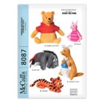 Winnie the POOH Bear McCalls Sewing Pattern 8087 Tigger Piglet Eeyore Kanga