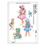 Girls Pinafore Pattern with Bonnet by McCalls 1704