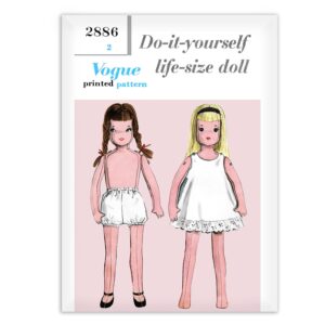 Vogue 2886 Life Size Doll Sewing Pattern