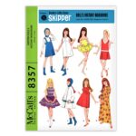 Barbie Doll Skipper Clothes Tutu McCalls 8357 Sewing Pattern