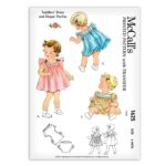 Baby or Toddlers Dress Diaper Panties McCalls 1625 Pattern
