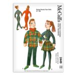 Teenage Girl and Boy Stuffed Dolls McCalls 2449 Pattern