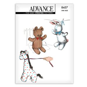 Advance 8457 Stuffed Animals
