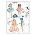 Ballet Doll Clothes for Mary Hayer Dolls McCall 1564 Pattern
