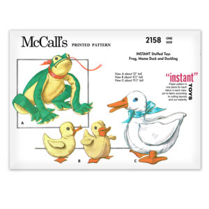 McCalls 21558 Frog and Ducklins Pattern