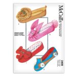 Toddler Slippers Lion Rabbit Elephant Race Car McCalls 2408 Pattern