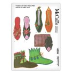 Wool Slippers Womens and Girls McCalls 6559 Sewing Pattern