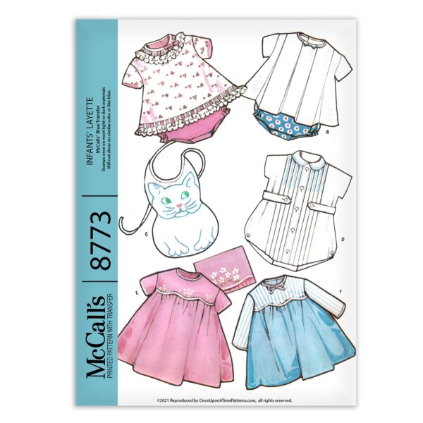 McCalls 8773 Infants Layette Pattern