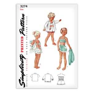 Simplicity 3274 Playsuit and Jacket Pattern