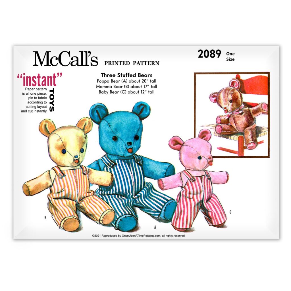 mccalls memory bear pattern