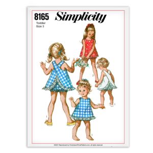 8165 Simplicity Sunsuit Top and Bloomers Pattern