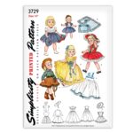 Doll Clothing Pattern Simplicity 3729 Bolero Cowgirl