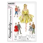 Barbie and Ken Doll Clothing Pattern Simplicity 4422