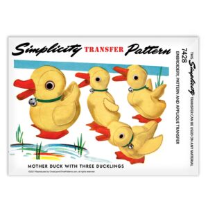 Simplicity 7428 Mother Duck and Baby Ducklings Sewing Pattern