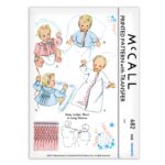 Baby Infants Jacket and Kimono Gown with Embroidery McCall 682