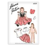 Heidi Rag Doll Skirt Basque Blouse Slip Advance 4039