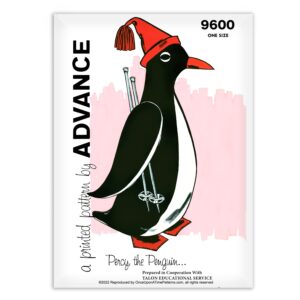 Advance 9600 Penguin Stuffed Animal Sewing Pattern