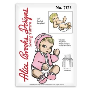 Alice Brooks Designs Baby Doll Sewing Pattern