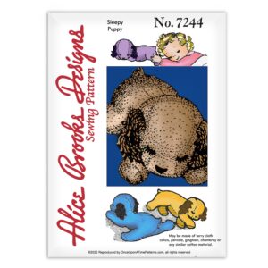 Mail Order Alice Brooks Puppy Dog Sewing Pattern