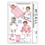 Baby Doll Layette for Sweetie Pie plus Knitted Garments McCall 1362