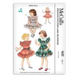 Girls Irish Clover Dress McCalls 1622 Vintage Sewing Pattern