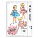Toddlers Pettiblouse Skirt TuTu McCalls 2219 Vintage Pattern