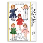 Movie Doll Clothes for Shirley Temple by McCall 355 Vintage Sewing Pattern