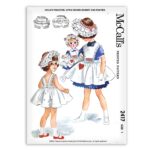 Child Pinafore Bonnet Raggedy Ann Dress McCALLS 2417