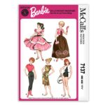 Barbie Doll and Midge McCalls 7137 Fashion Wardrobe Clothing