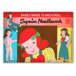 Doll Jointed and Clothing 15 inch 301 Easy Superior Needlework Pattern