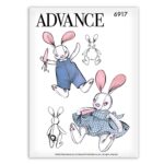 Bunny Rabbit Stuffed Animal by ADVANCE 6917