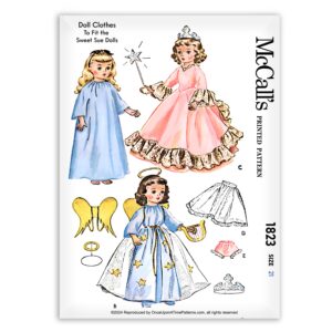 McCalls 1823 Doll Clothes Sweet Sue Pattern