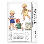 Toddler Boys Smocked blouse and shorts Suit McCall 1195 Sewing Pattern