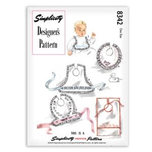 Simplicity Designers Sewing Pattern Infants Bibs 8342