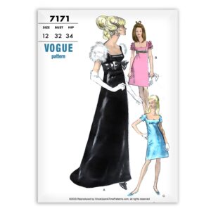 Vogue 7171 Evening Dress Gown