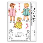 Toddlers Dress McCALL 1341 Vintage Sewing Pattern