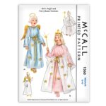 McCall 1560 Girls Angel and Fairy Queen Costume Sewing Pattern