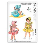 Toddlers Pinafore with Bonnet Petticoat McCalls 1850 Sewing Pattern