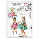 Child Pinafore and Petticoat McCalls 2122 Vintage Sewing Pattern