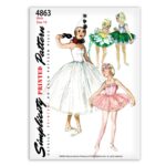 Ballet Costumes Flower Fairy Simplicity 4863 Sewing Pattern
