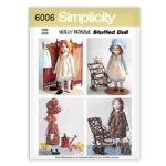 Holly Hobbie Stuffed Rag Doll Simplicity 6006 Sewing Pattern