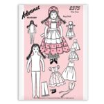 Prairie Rag Doll and Clothing ADVANCE 2375 Sewing Pattern