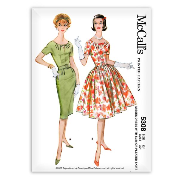 pleated bust dress pattern Sewing Pattern PDF Vintage  60s Pleated Bodice Dress Pattern, Mini Length,  Short Sleeves or Sleeveless, Retro Pretty Mod Vibes