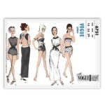 Playsuit Dress Vogue 6751 Bathing Suits Vintage Sewing Pattern