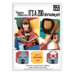 Its a zoo Interactive book Sewing Pattern Vogue Patterns 1959